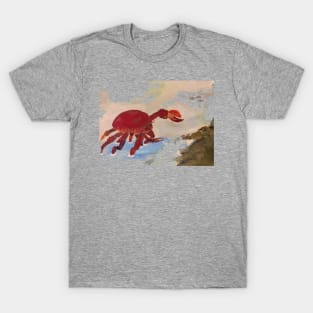 Alien Giant Crab Beach Landing T-Shirt